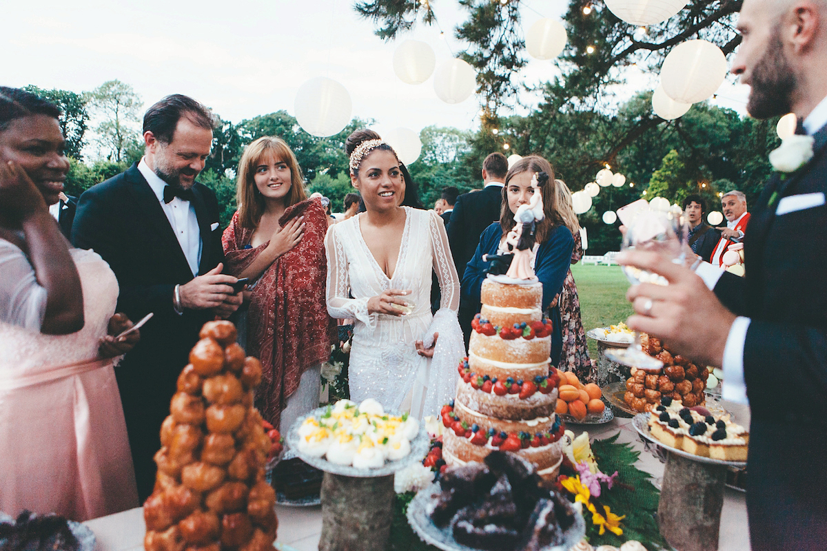 inbal dror black tie babington house wedding 63 1