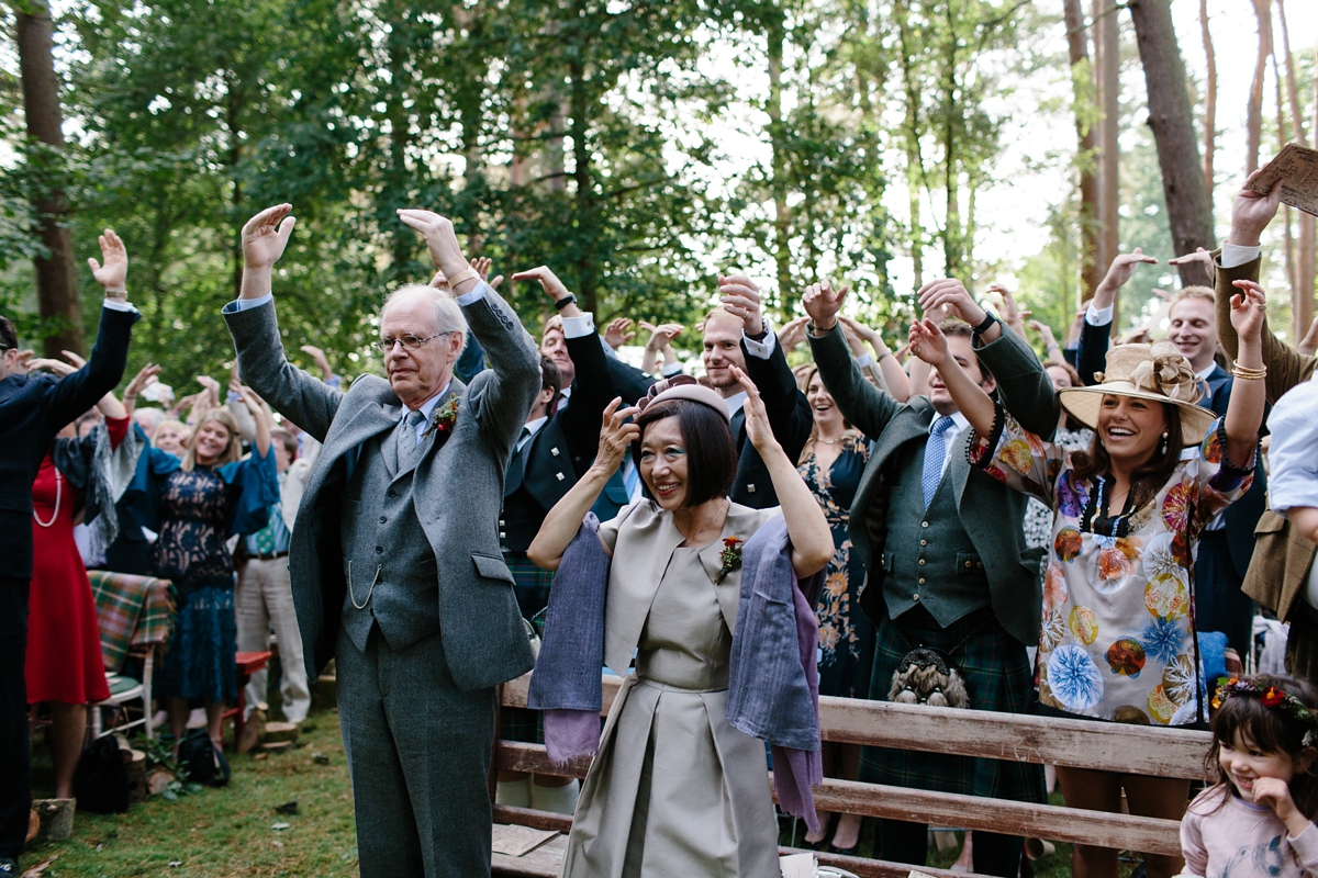 magical woodland wedding scotland 32