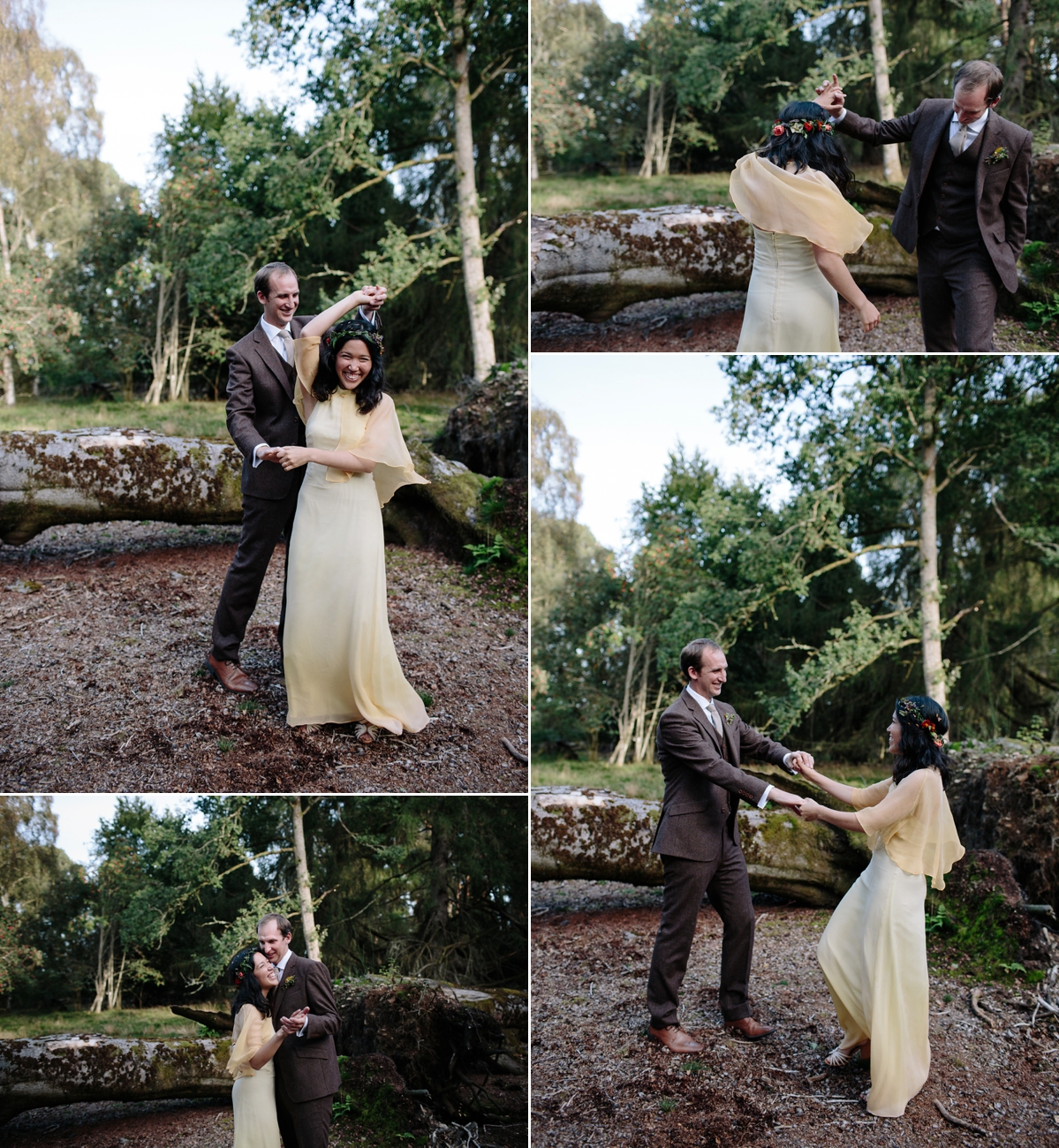 magical woodland wedding scotland 56