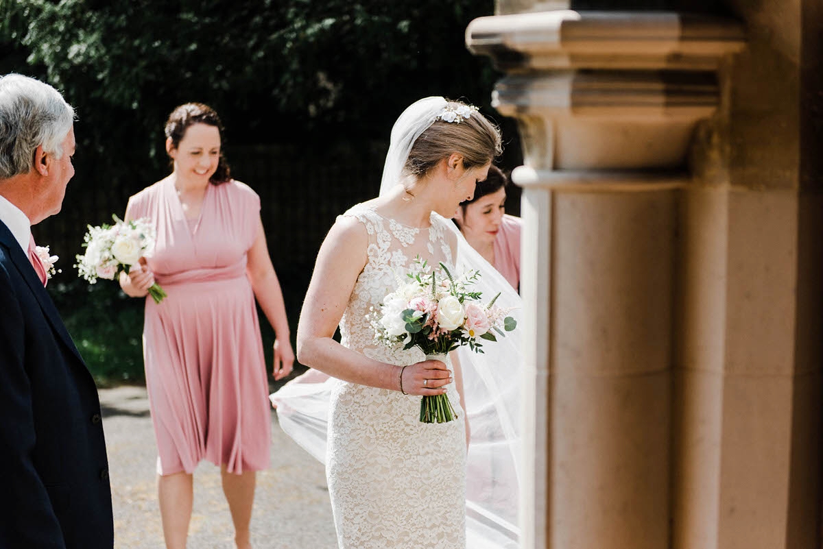 modeca dress english country spring wedding 17