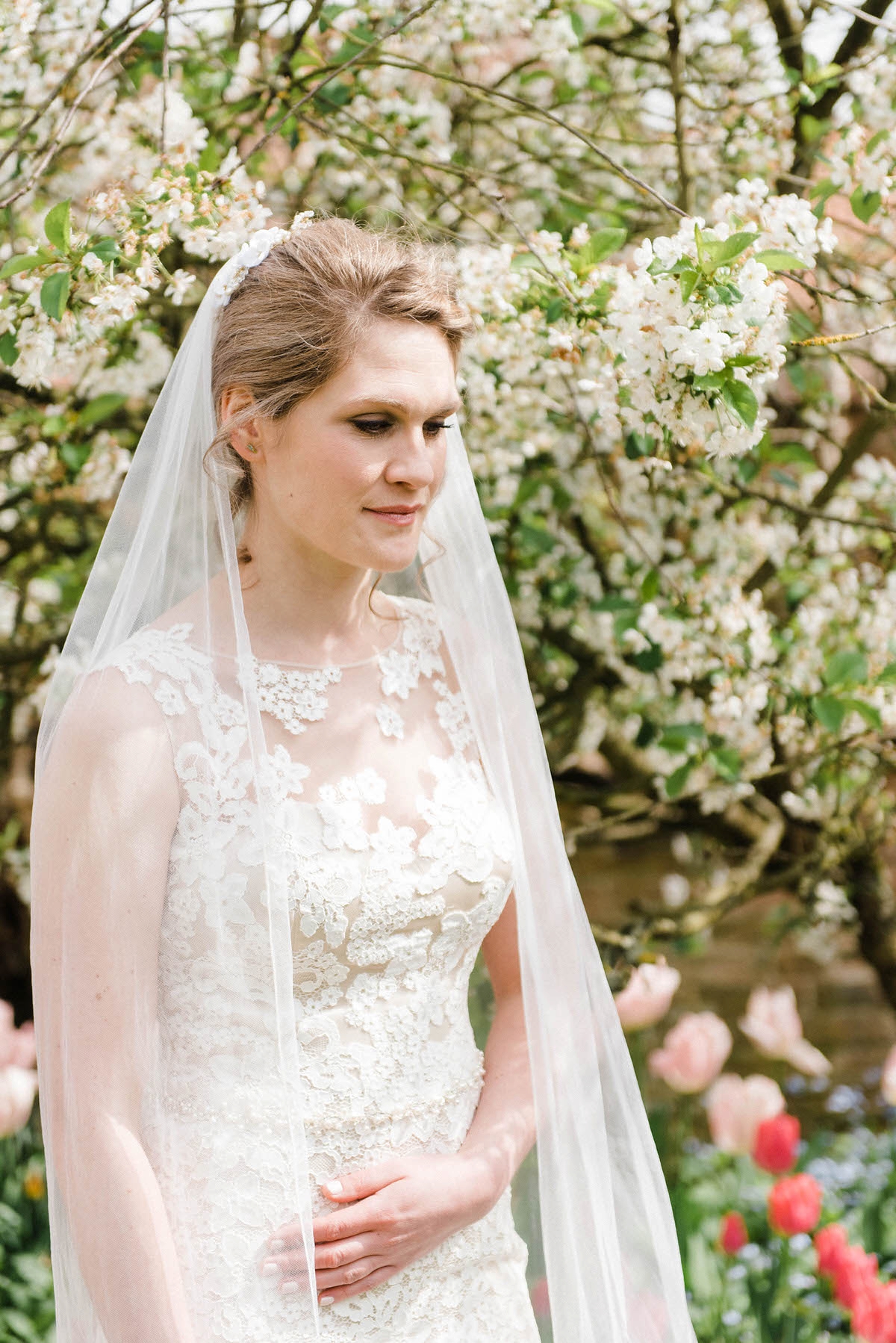 modeca dress english country spring wedding 9