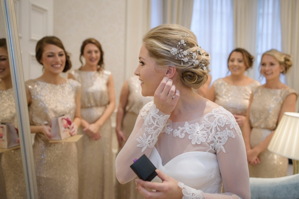 A Suzanne Neville Gown For An Opulent Black Tie Winter Wedding