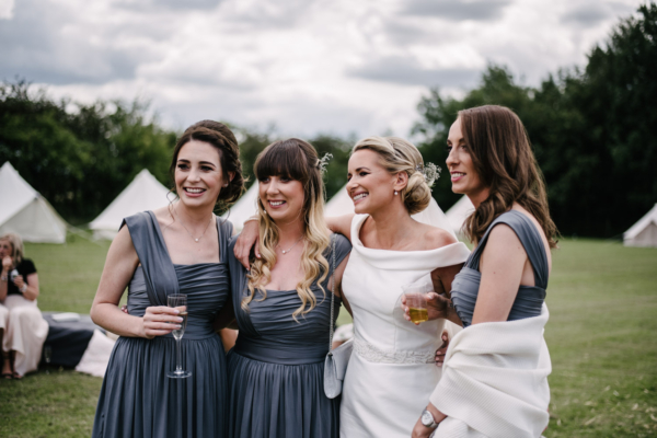 A Ronald Joyce Gown For A Flower-Filled and Handmade Wedding