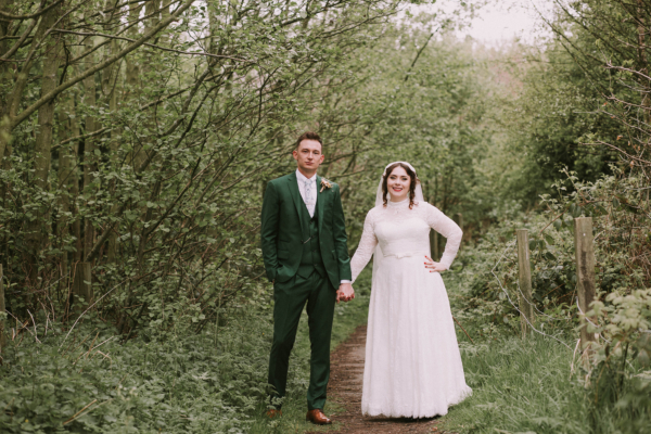 A 1960’s Inspired Dress and Shades of Green for a Timeless Vintage Inspired Wedding