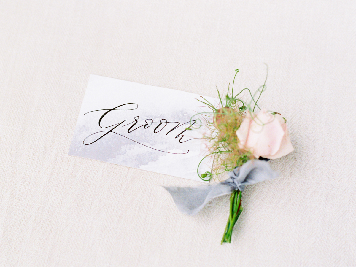 Flowers by Moss & Stone, calligraphy by Laura E. Patr.ick