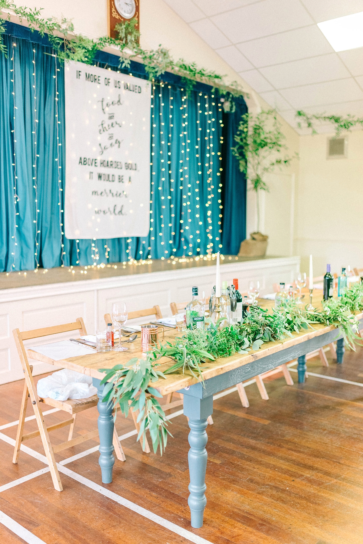 eden claire pettibone delightful village hall wedding 54