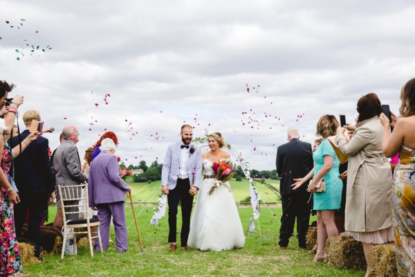 A Fun and Sequin Filled Festival Tipi Wedding