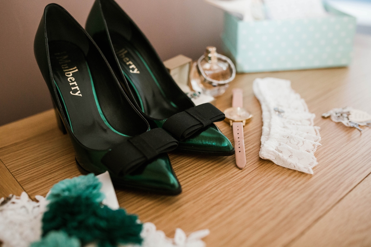 green vintage wedding 3