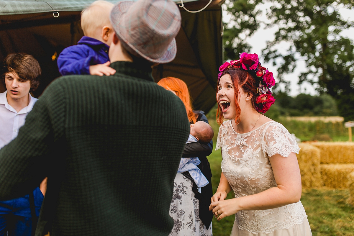 halfpenny london bride fun tipi wedding 53