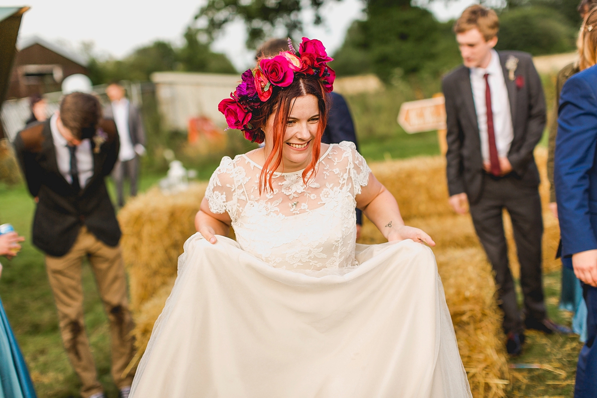 halfpenny london bride fun tipi wedding 54