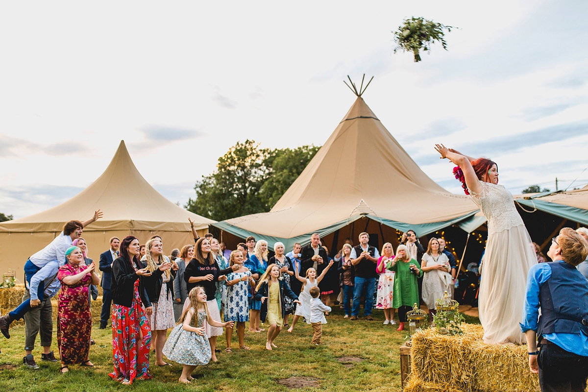 halfpenny london bride fun tipi wedding 57