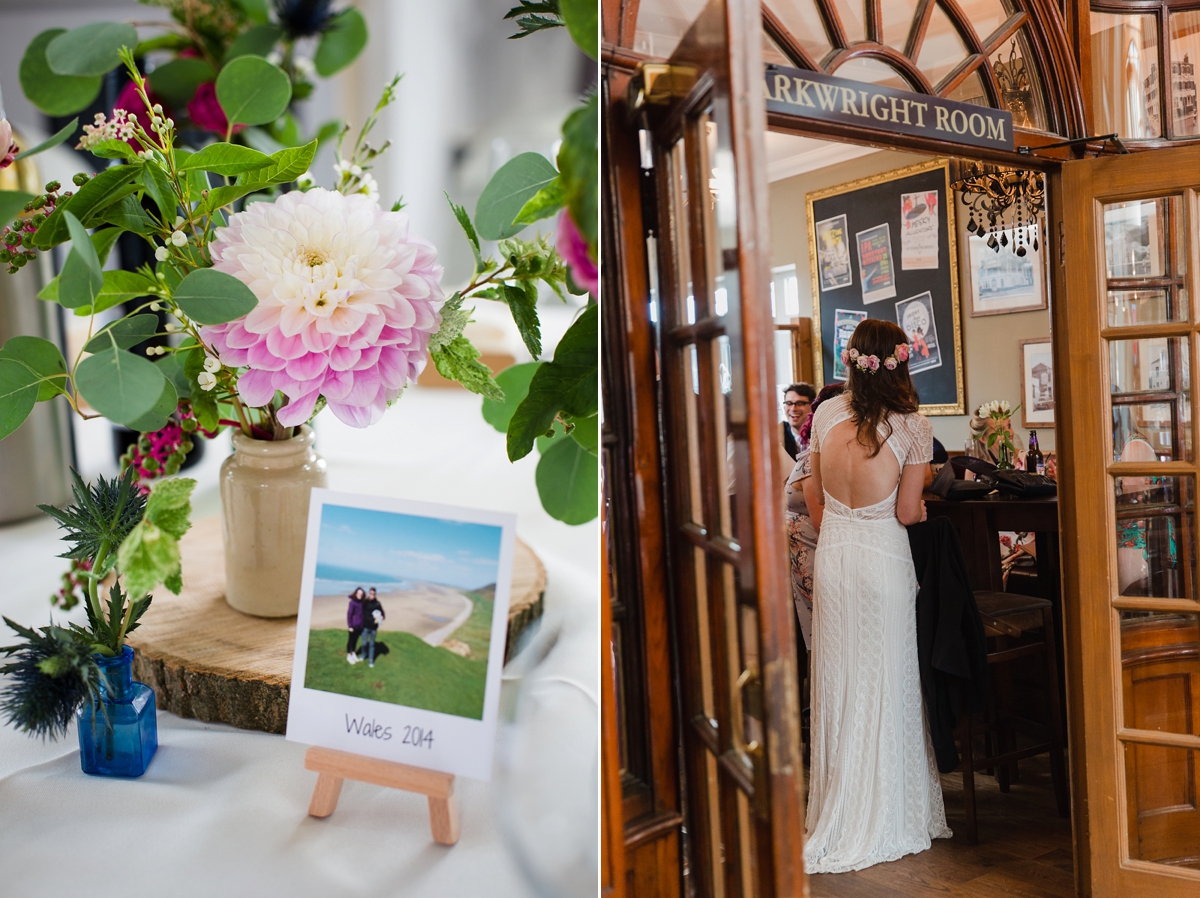 watters dress london nottingham wedding 19 - A Backless Watters Wedding Dress and Pretty Pink Peonies watters dress london nottingham wedding 19