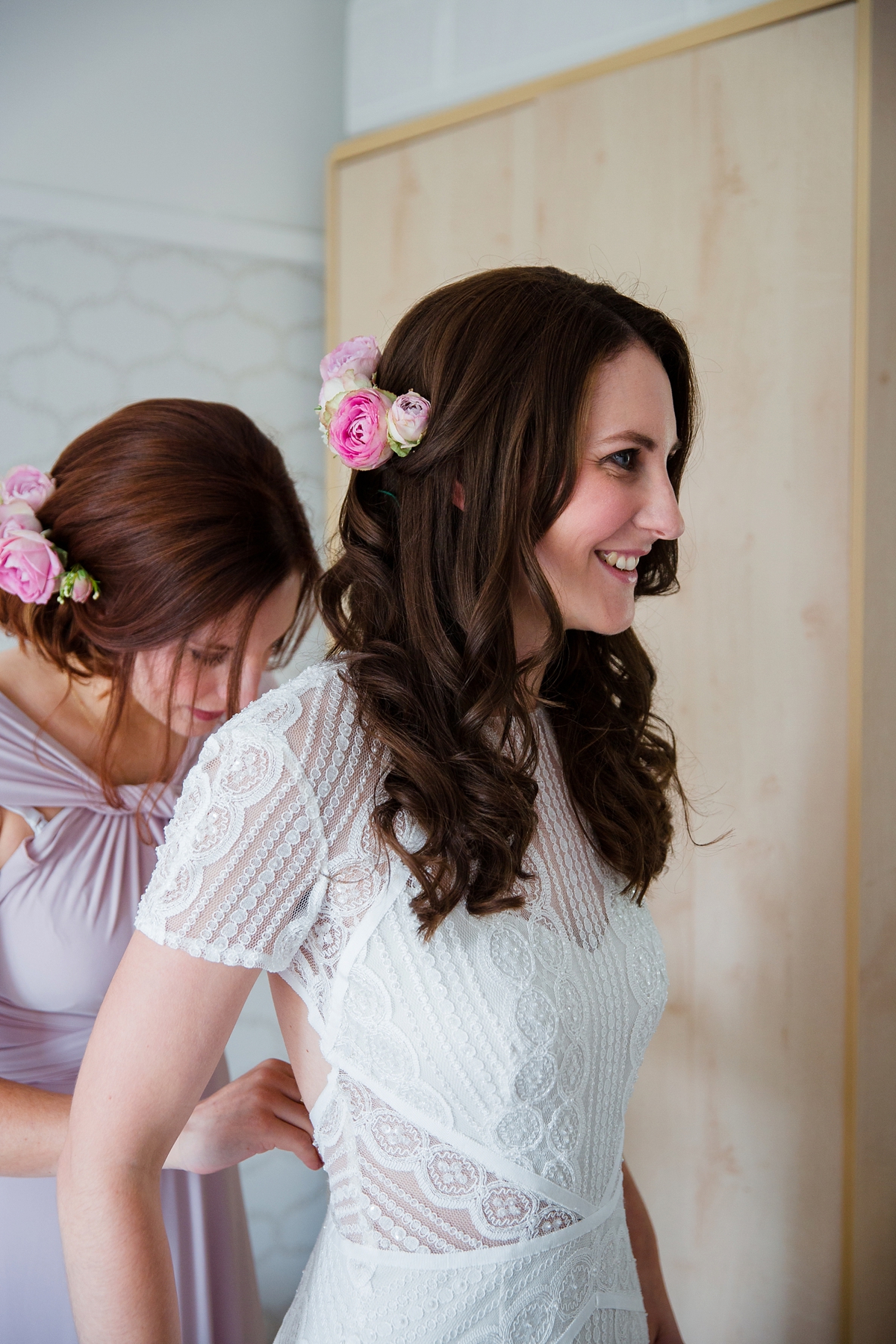 watters dress london nottingham wedding 2 - A Backless Watters Wedding Dress and Pretty Pink Peonies watters dress london nottingham wedding 2