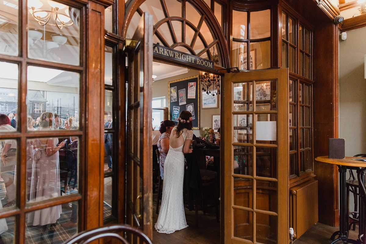 watters dress london nottingham wedding 24 - A Backless Watters Wedding Dress and Pretty Pink Peonies watters dress london nottingham wedding 24