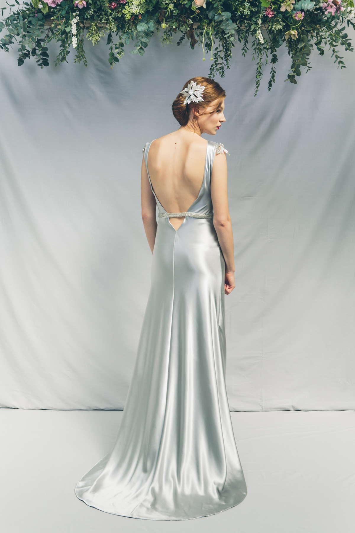 Delphinium KateBeaumont HighRes 43 - An Exclusive Interview With Kate Beaumont, Sheffield Wedding Dress Designer Kate Beaumont silver wedding dress
