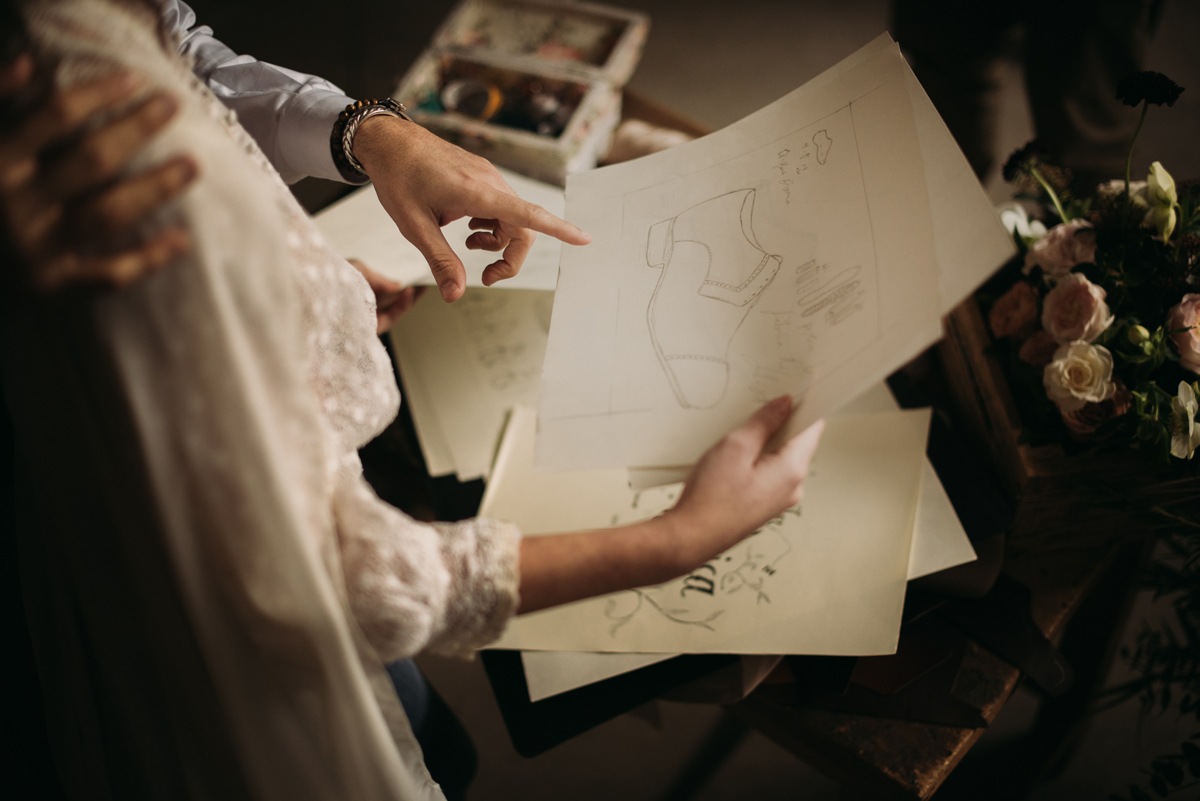 Dreamy, bohemian and folksy bridal inspiration.