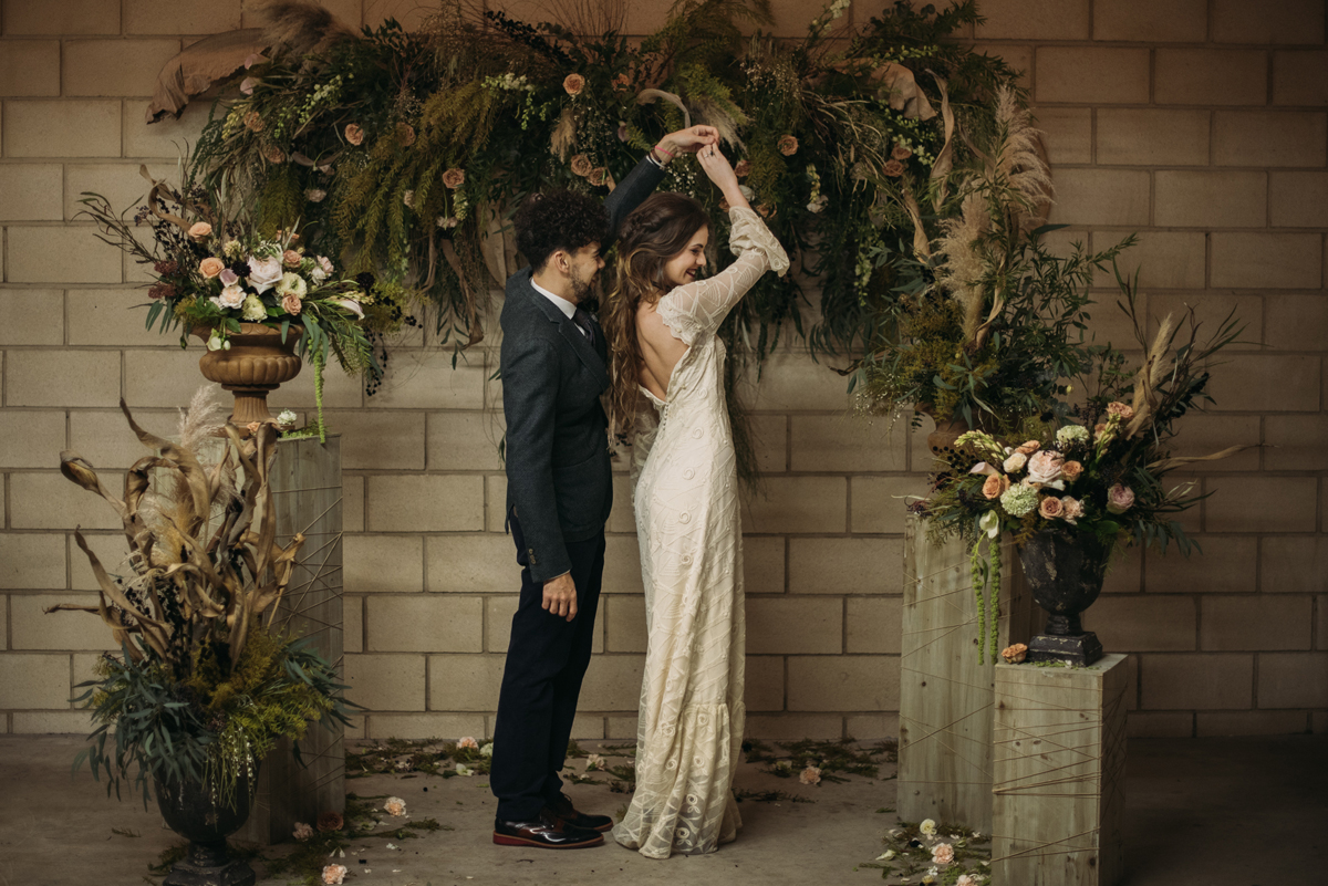 Dreamy, bohemian and folksy bridal inspiration.