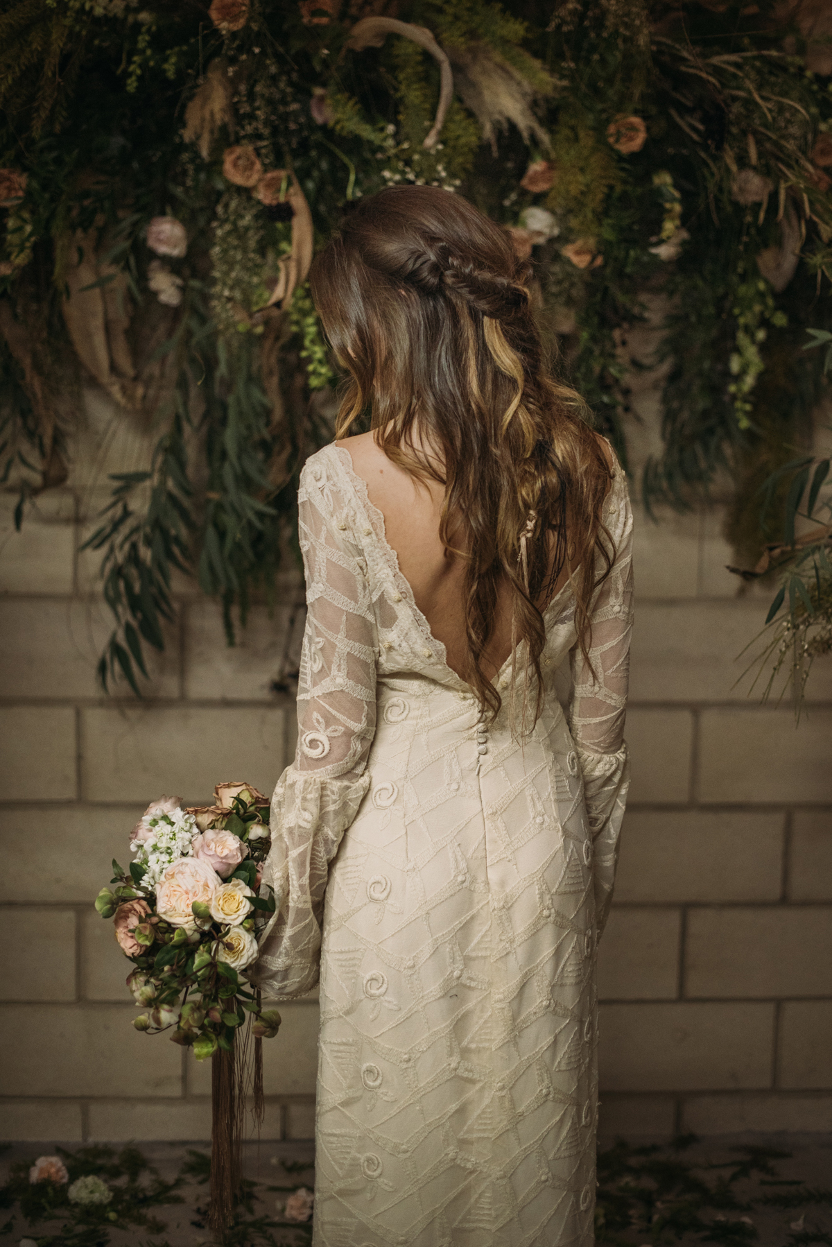 Dreamy, bohemian and folksy bridal inspiration.