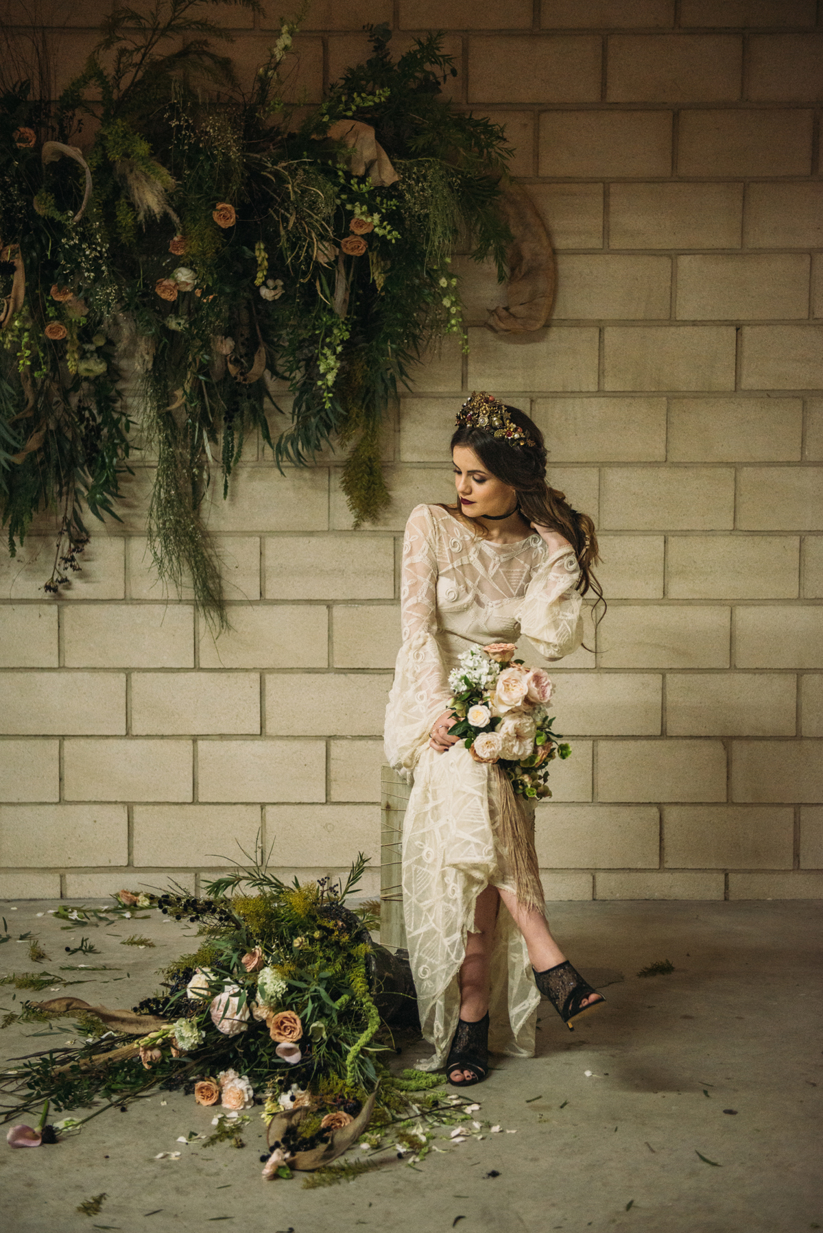Dreamy, bohemian and folksy bridal inspiration.