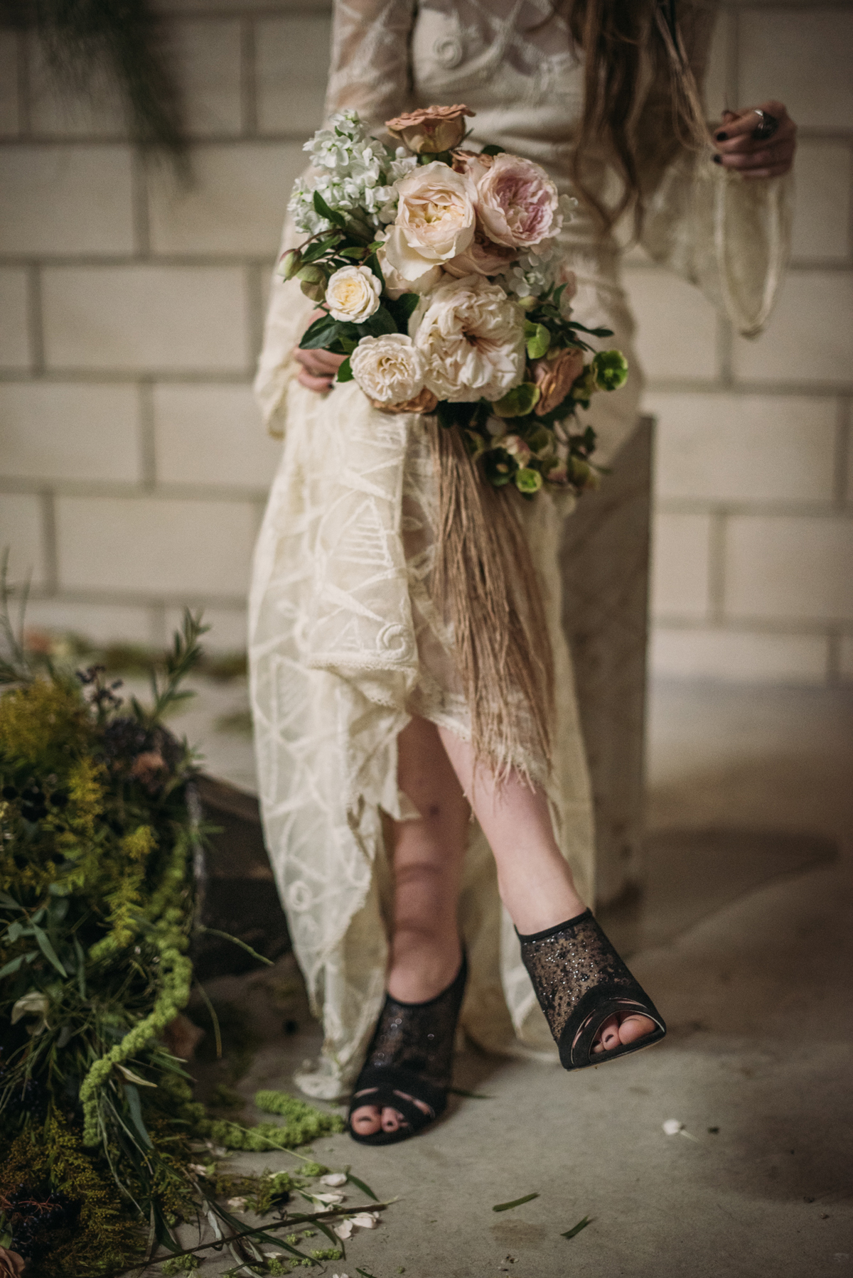 Dreamy, bohemian and folksy bridal inspiration.
