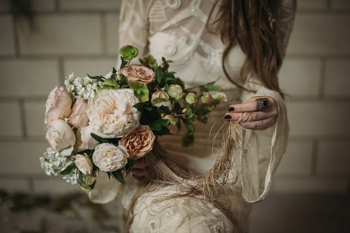 Dreamy, bohemian and folksy bridal inspiration.
