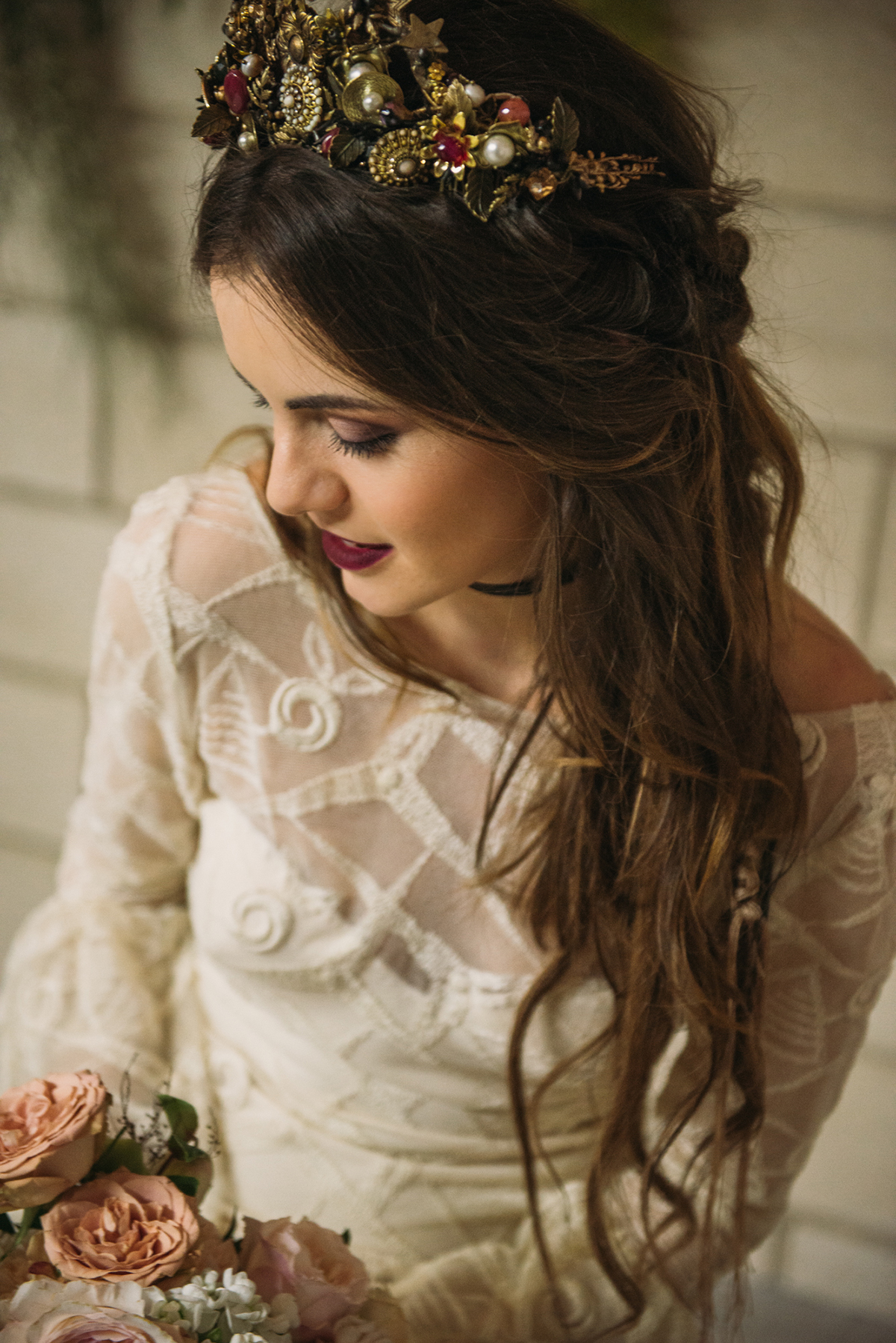 Dreamy, bohemian and folksy bridal inspiration.