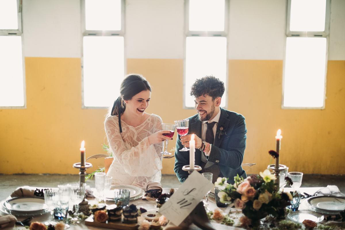 Dreamy, bohemian and folksy bridal inspiration.