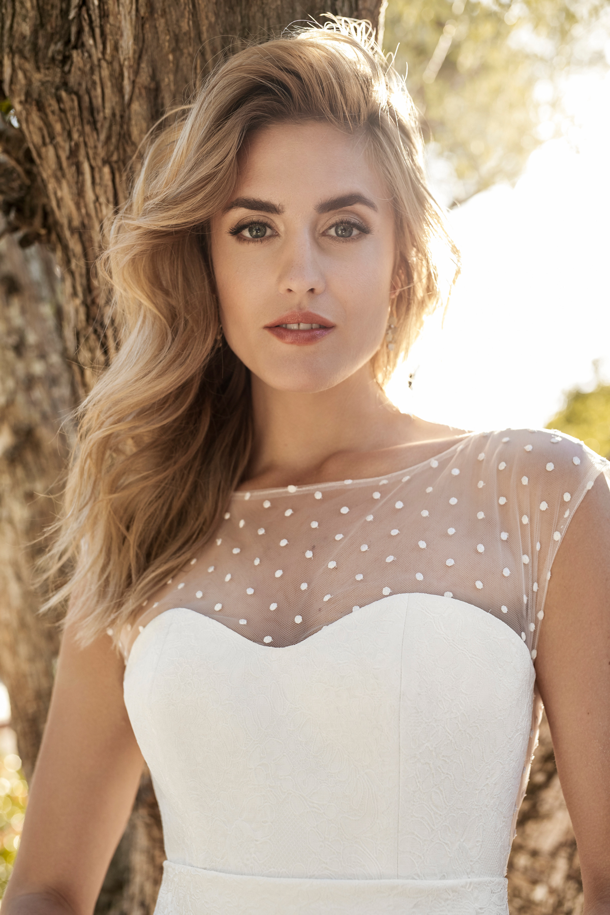 Marylise 2018 Eloise 1 C close up front Color HR - Relaxed and Bohemian Bridal Chic – The 2018 Collection From Marylise Marylise 2018 Eloise 1 C close up front Color HR