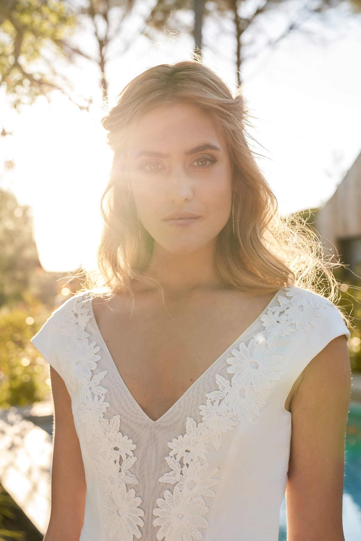 Marylise 2018 Full of Love 1 C close up front Color HR - Relaxed and Bohemian Bridal Chic – The 2018 Collection From Marylise Marylise 2018 Full of Love 1 C close up front Color HR