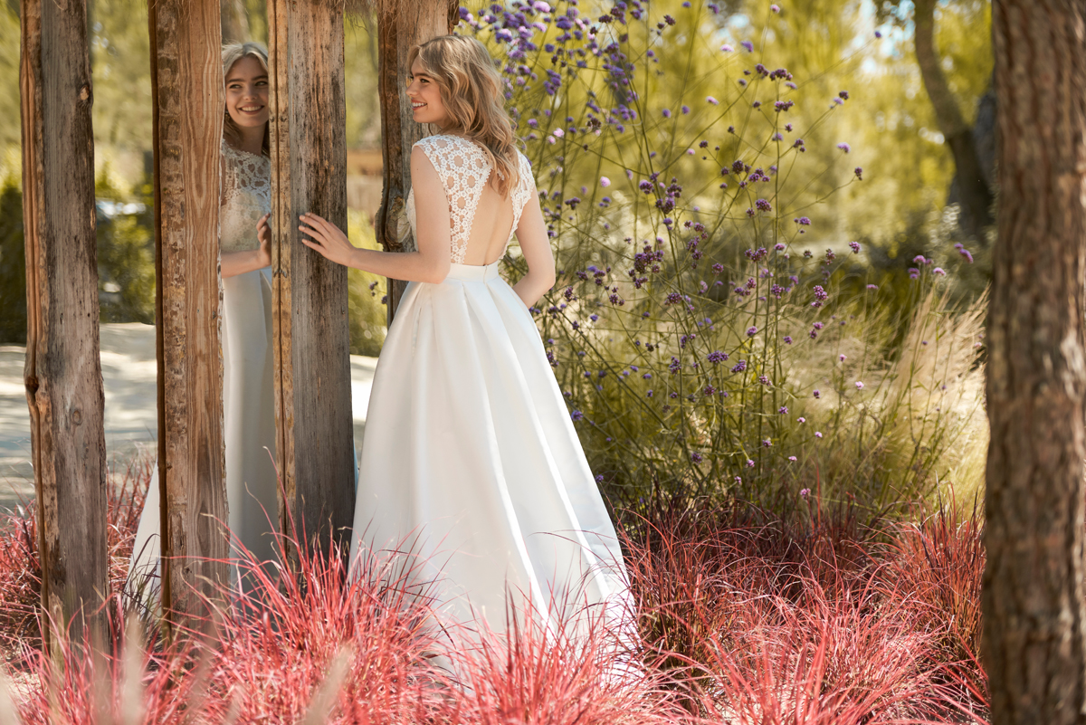 Marylise 2018 Justine 1 C back 2 Color HR - Relaxed and Bohemian Bridal Chic – The 2018 Collection From Marylise Marylise 2018 Justine 1 C back 2 Color HR