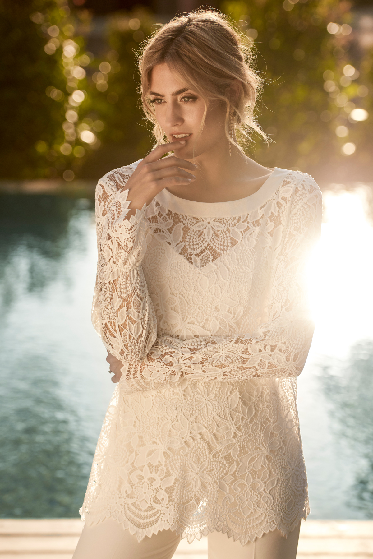 Marylise 2018 Paradise 1 C close up front Color HR - Relaxed and Bohemian Bridal Chic – The 2018 Collection From Marylise Marylise 2018 Paradise 1 C close up front Color HR