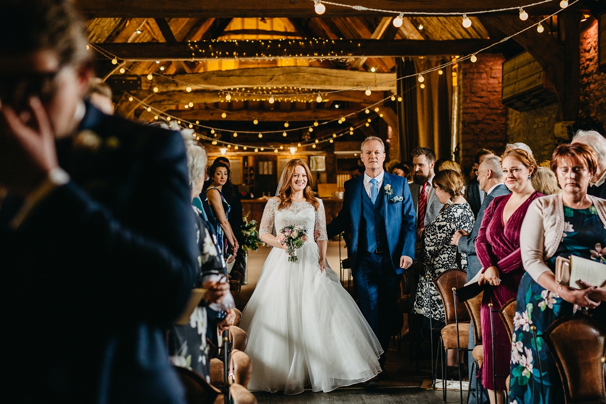 charlotte balbier barn wedding 14 - A Full-Skirted Charlotte Balbier Gown For A Delightful Spring Barn Wedding charlotte balbier barn wedding 14