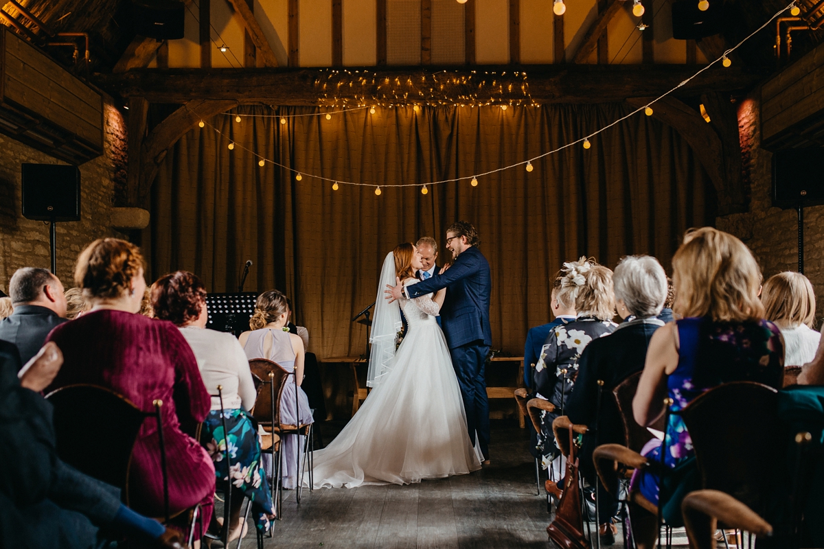 charlotte balbier barn wedding 20 - A Full-Skirted Charlotte Balbier Gown For A Delightful Spring Barn Wedding charlotte balbier barn wedding 20