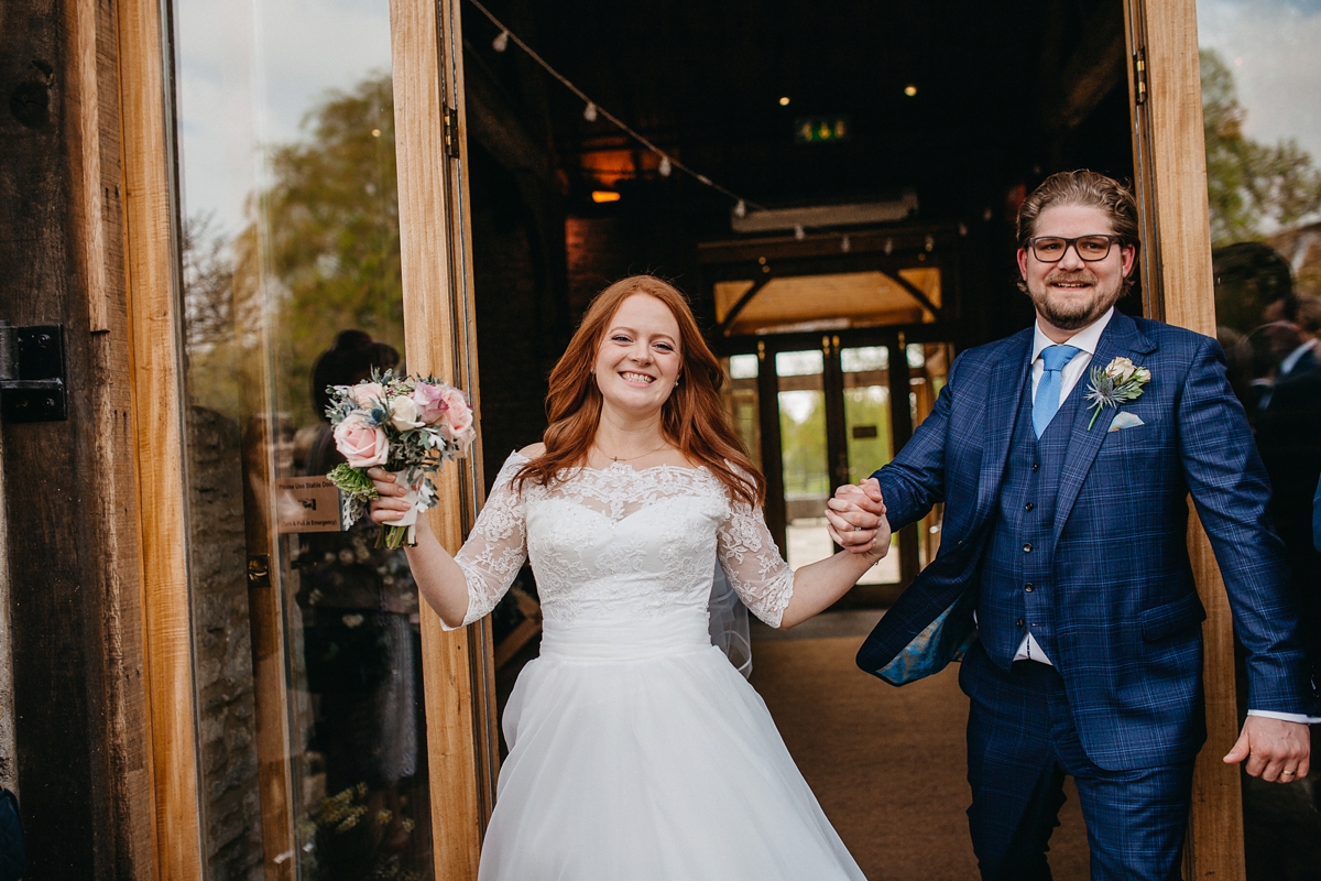 charlotte balbier barn wedding 25 - A Full-Skirted Charlotte Balbier Gown For A Delightful Spring Barn Wedding charlotte balbier barn wedding 25