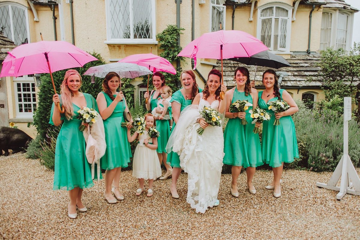 A Sophia Tolli Gown for a Charming Dorset Coast Inspired Wedding