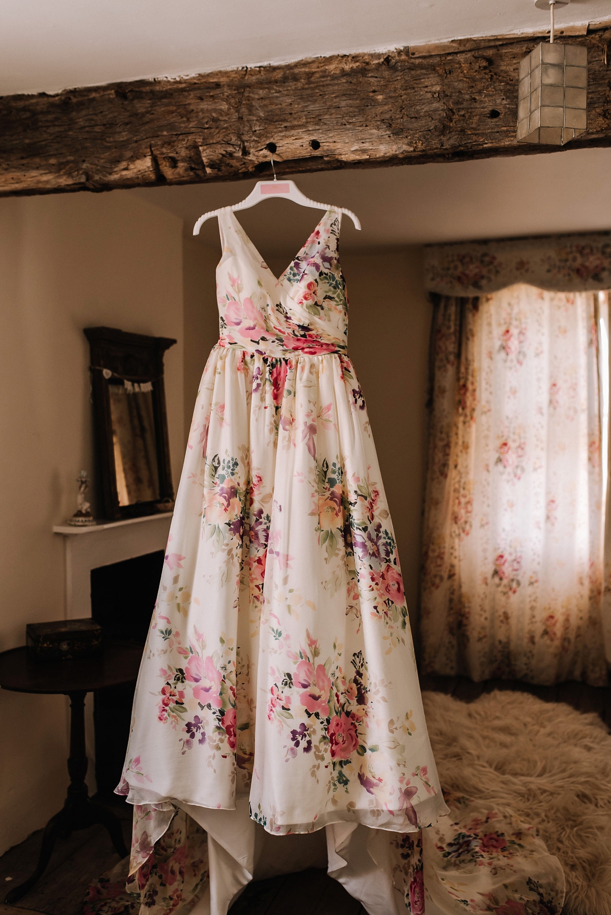 floral wedding dress 1