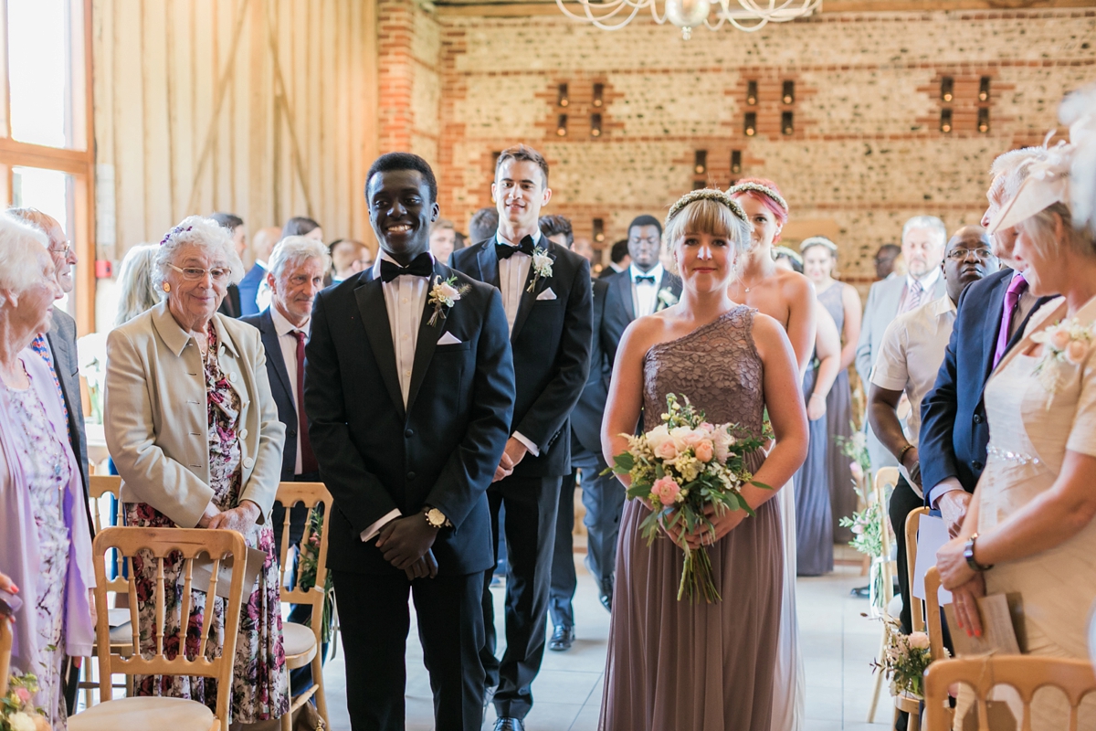 Black tie barn clearance wedding
