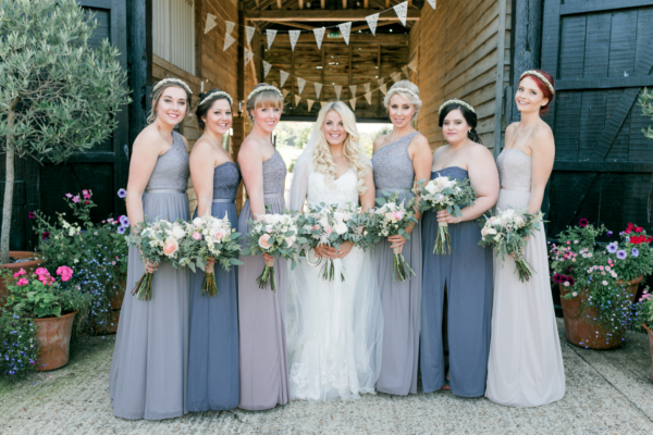 Lusan Mandongus Lace for a Black Tie, Barn Wedding