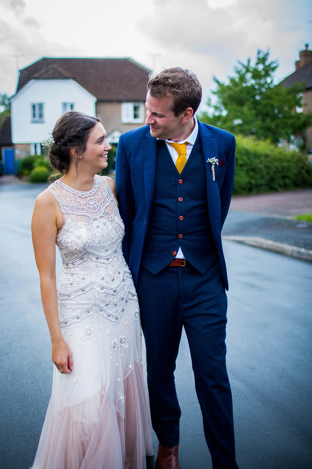 A Needle and Thread gown in Blush Pink for a Pretty and Relaxed