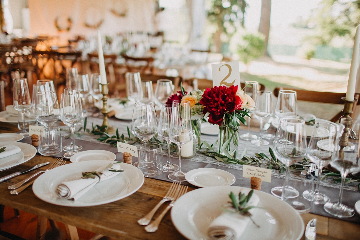 pronovias dolce vita tuscan villa wedding 35