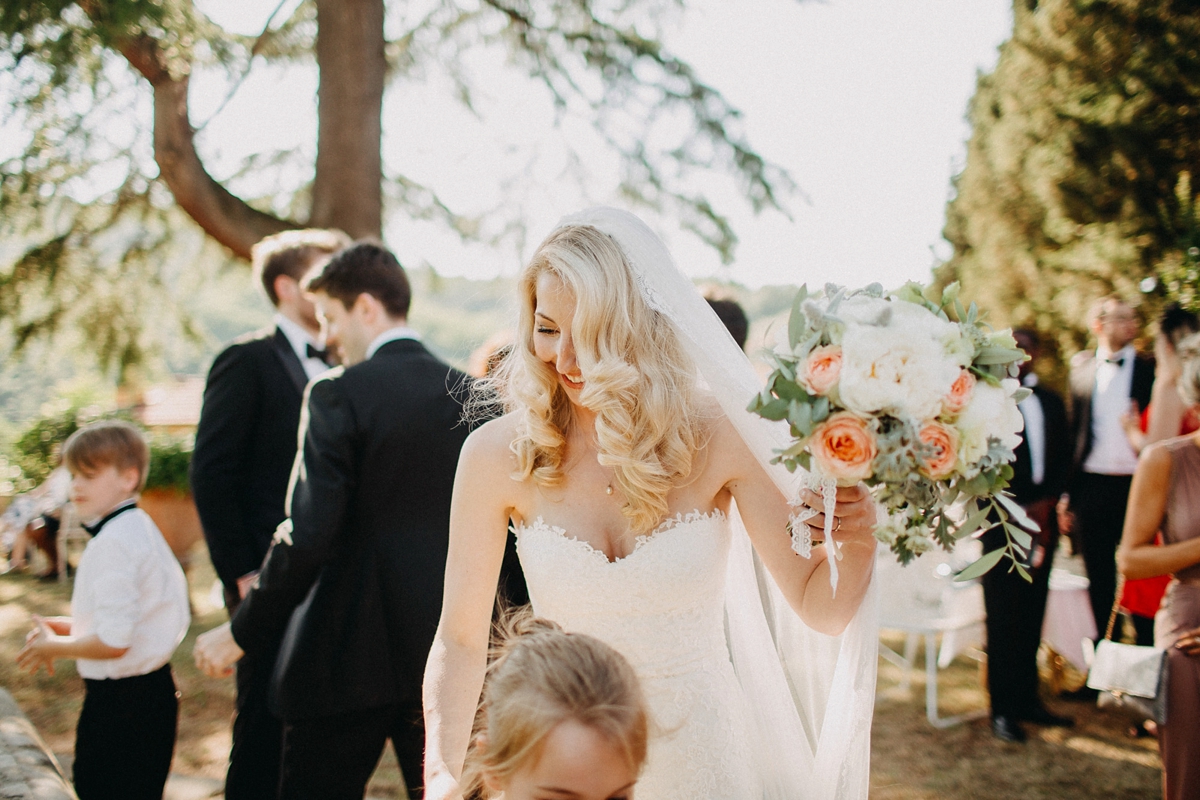 pronovias dolce vita tuscan villa wedding 50