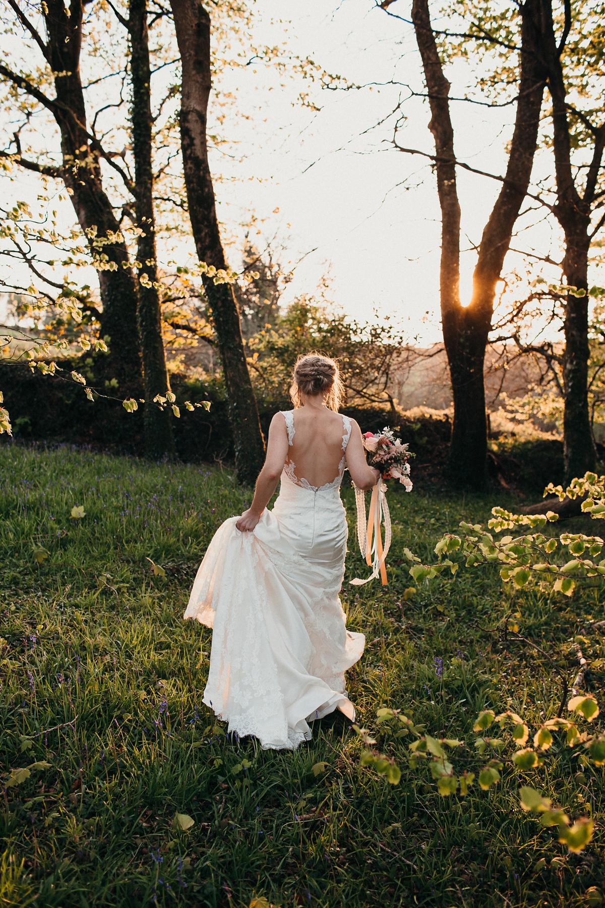 pronovias pink mint cornwall barn wedding 40 - A Pronovias gown + Pinks and Mints for a Cornish Barn Wedding pronovias pink mint cornwall barn wedding 40