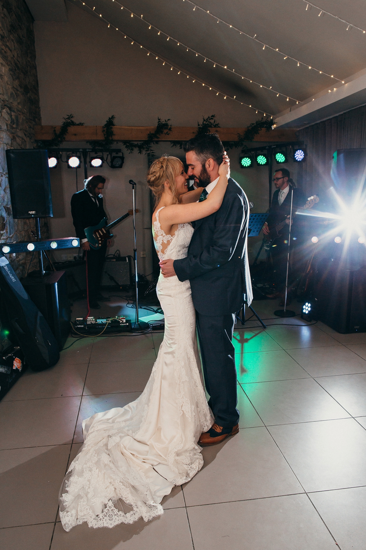 pronovias pink mint cornwall barn wedding 42 - A Pronovias gown + Pinks and Mints for a Cornish Barn Wedding pronovias pink mint cornwall barn wedding 42