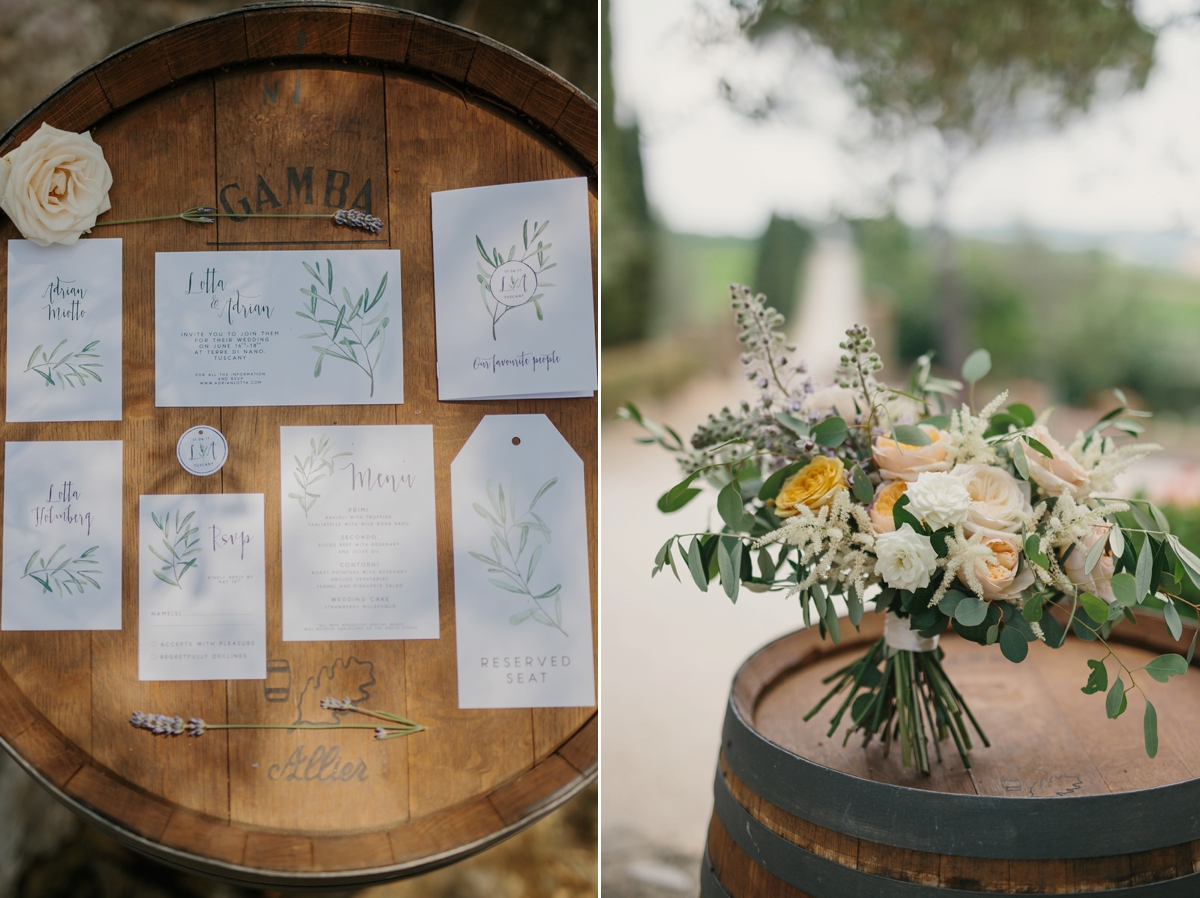 romantic tuscan vineyard wedding 3