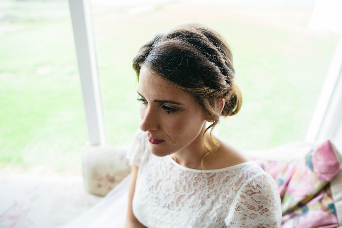 Halfpenny London 'Violet' for a Wedding at Crear on the Scottish Coast 11 crear wedding halfpenny london bride 15