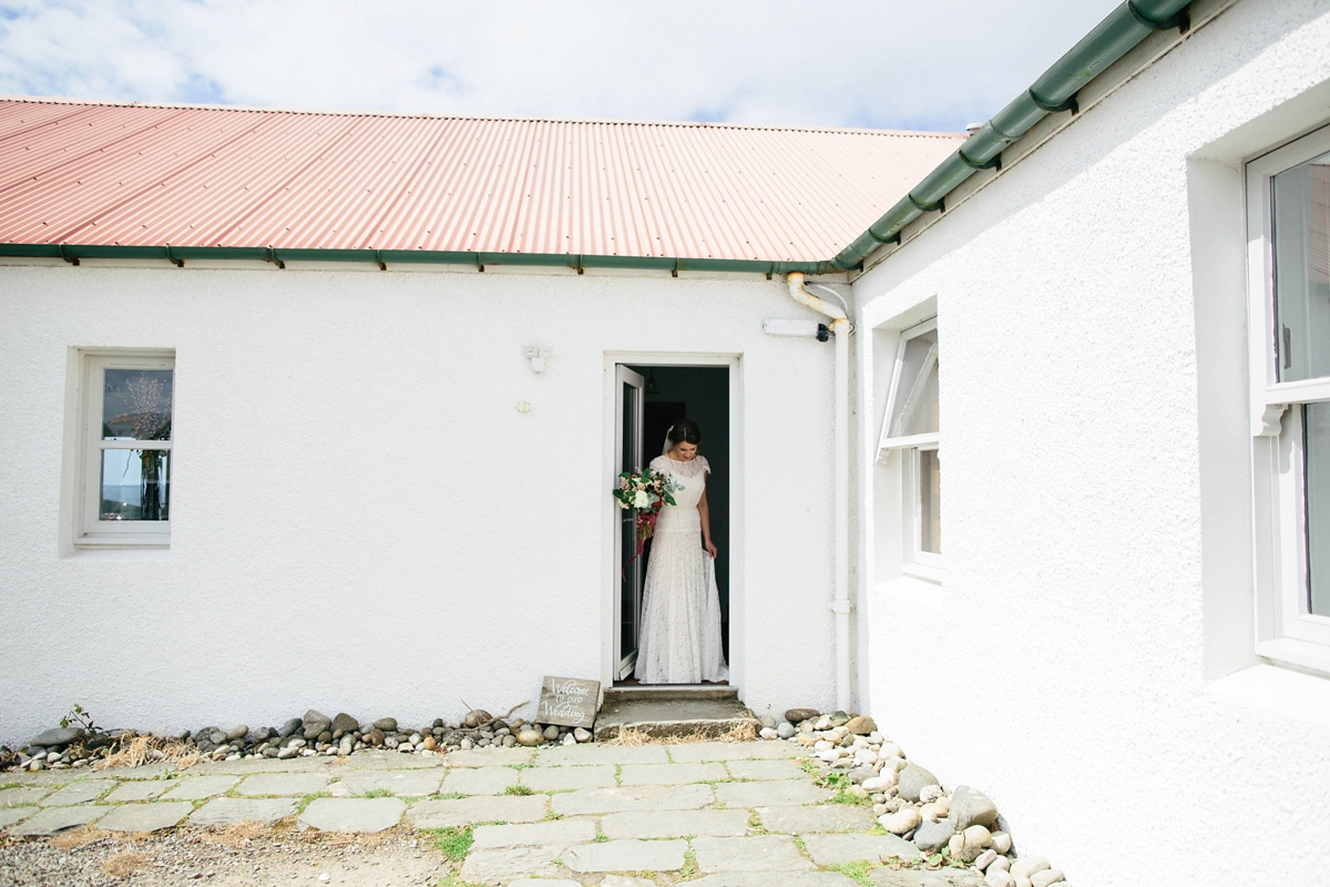 Halfpenny London 'Violet' for a Wedding at Crear on the Scottish Coast 14 crear wedding halfpenny london bride 16