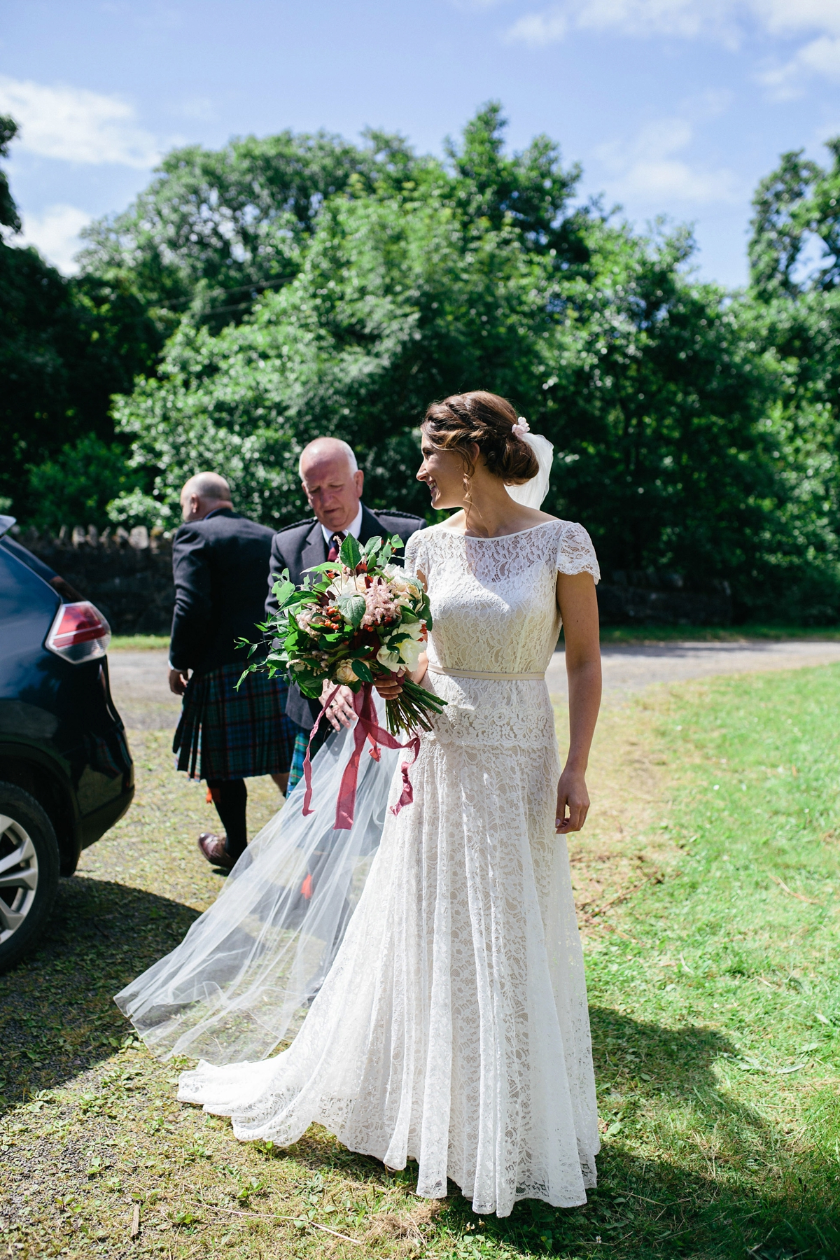 Halfpenny London 'Violet' for a Wedding at Crear on the Scottish Coast 2 crear wedding halfpenny london bride 26