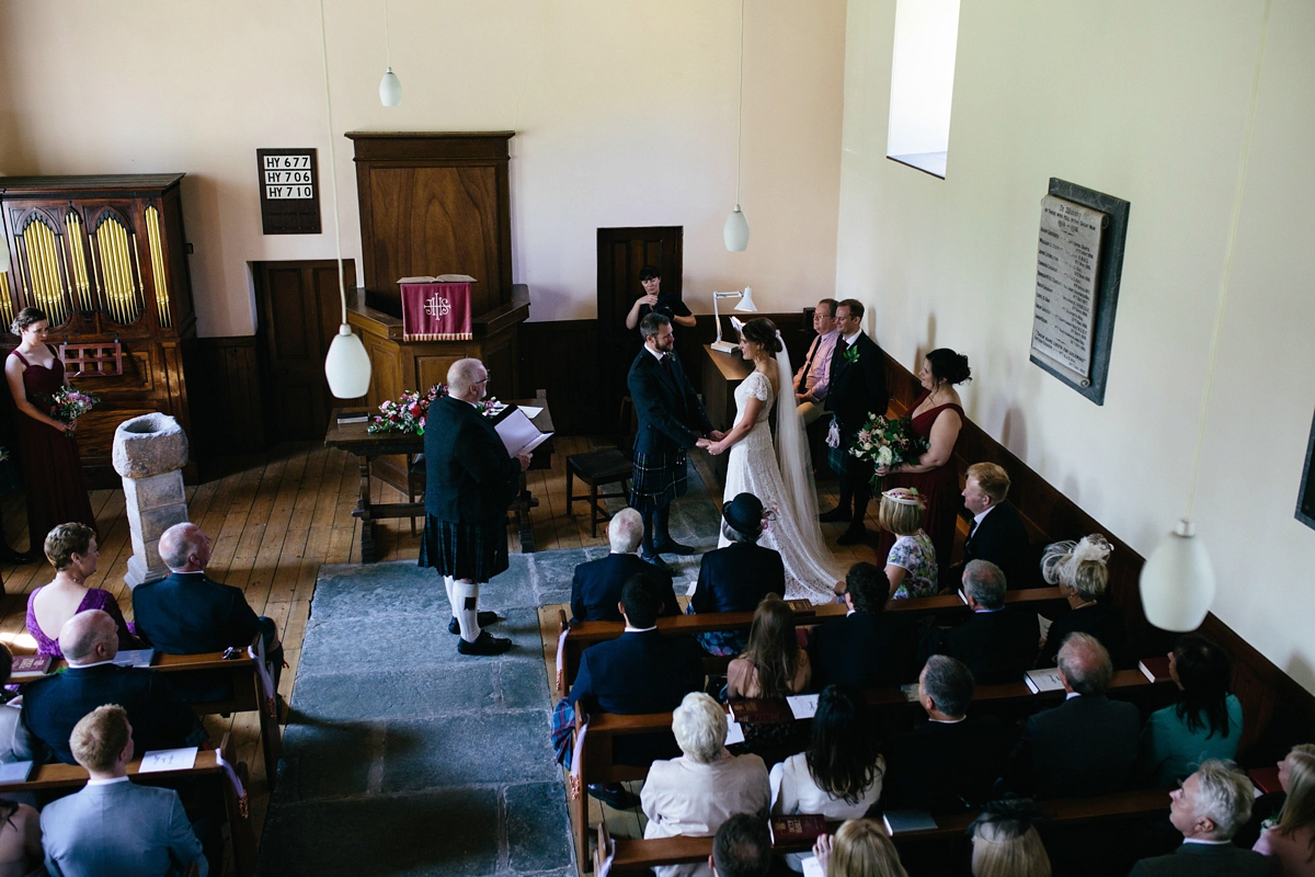 Halfpenny London 'Violet' for a Wedding at Crear on the Scottish Coast 25 crear wedding halfpenny london bride 29