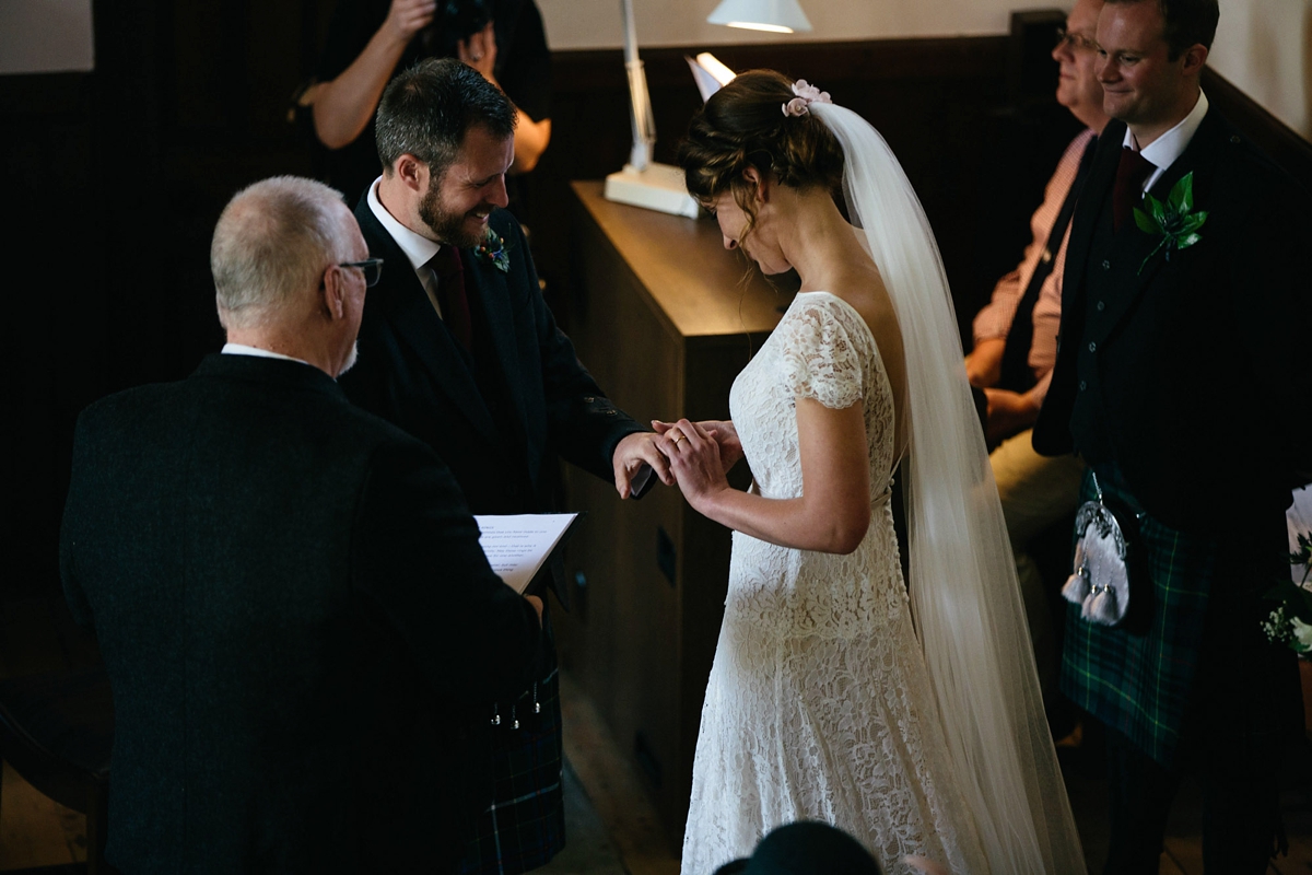 Halfpenny London 'Violet' for a Wedding at Crear on the Scottish Coast 26 crear wedding halfpenny london bride 30