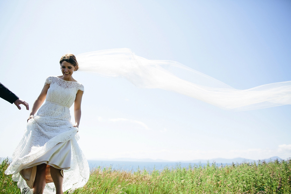 Halfpenny London 'Violet' for a Wedding at Crear on the Scottish Coast 33 crear wedding halfpenny london bride 37